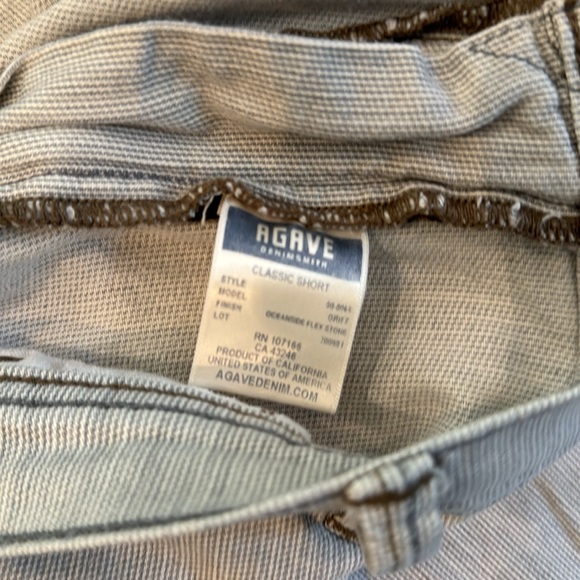 Agave Denim GRIFF classic straight shorts - Picture 5 of 5